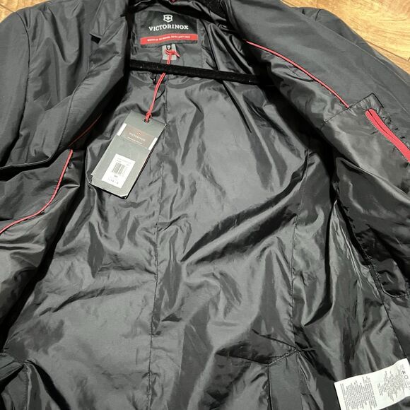 Victorinox Swiss Leiden Insulated Blazer Size 38 R Black Performance Jacket - Picture 3 of 10